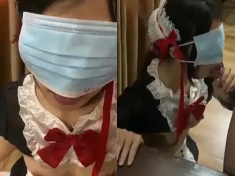 Em người yêu việt dâm cosplay nô lệ tình dục liếm mút con dương vật điêu luyện