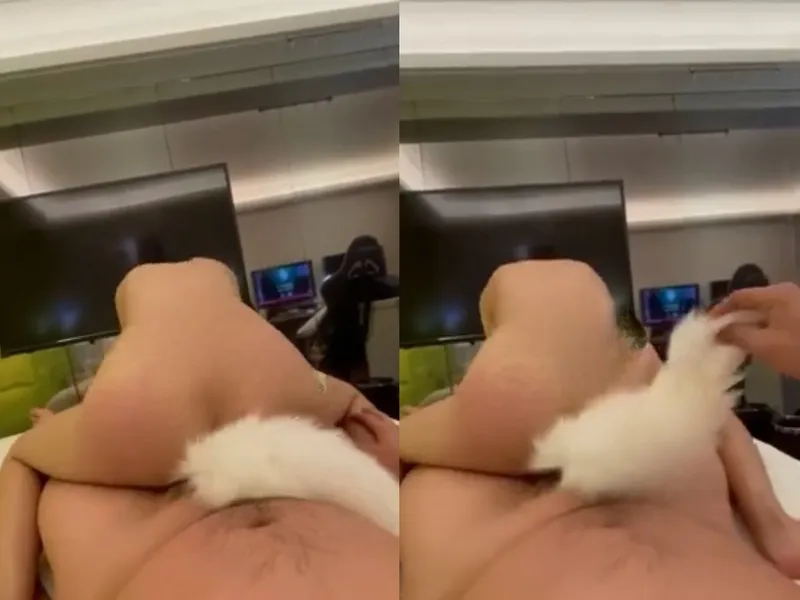 Sau khi đá trứng cút rung âm đạo, còn bị bắt liếm cây hàng mỏi miệng.
